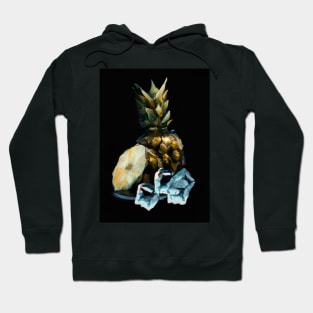 Pineapple and ice cubes Hoodie